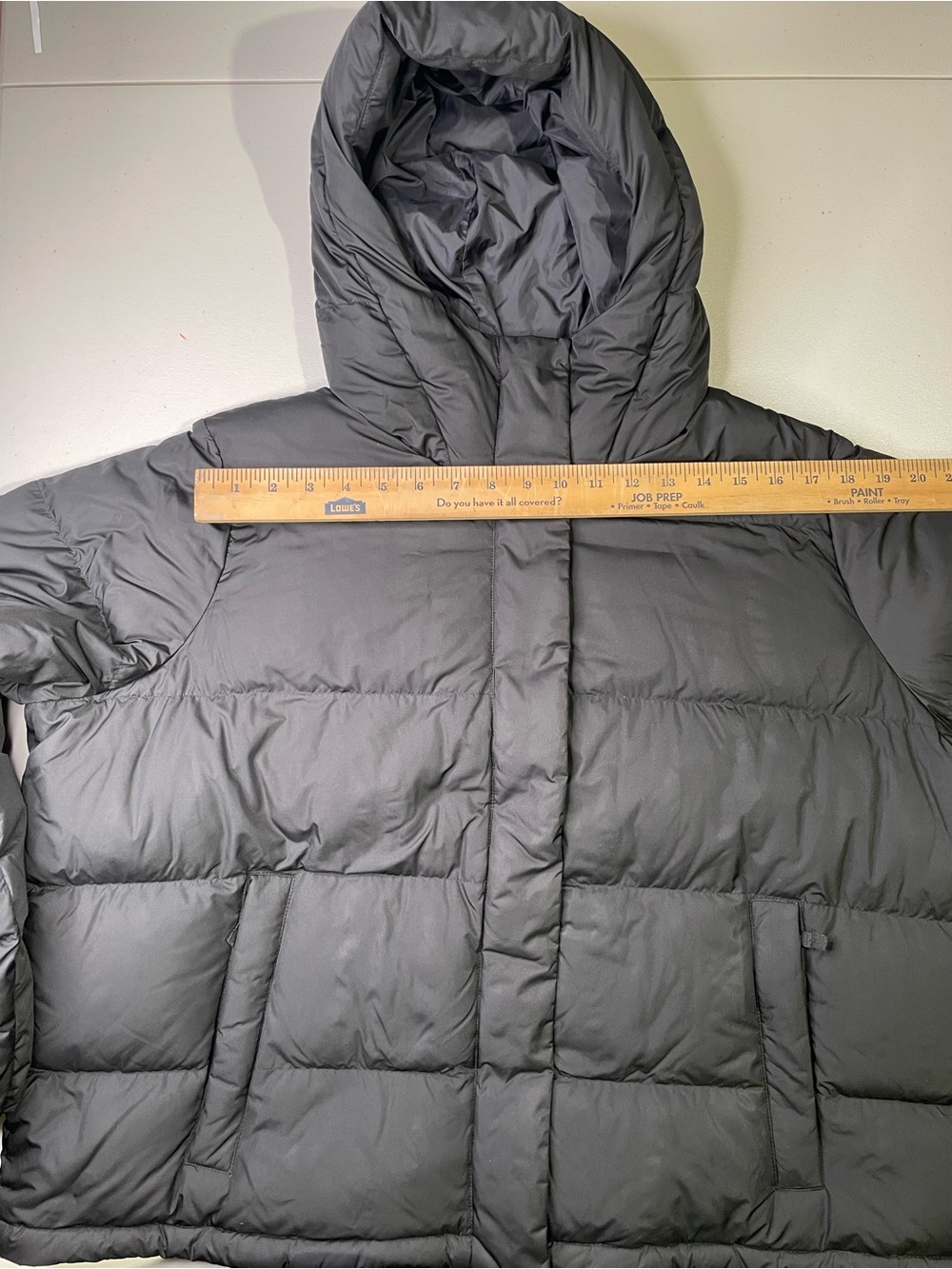 NWT Eddie Bauer Women's XXL Ketchum 650-fill premium down Black Hoodie - Picture 3 of 8